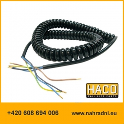 5002066H Spirálový kabel 4-vodičovy